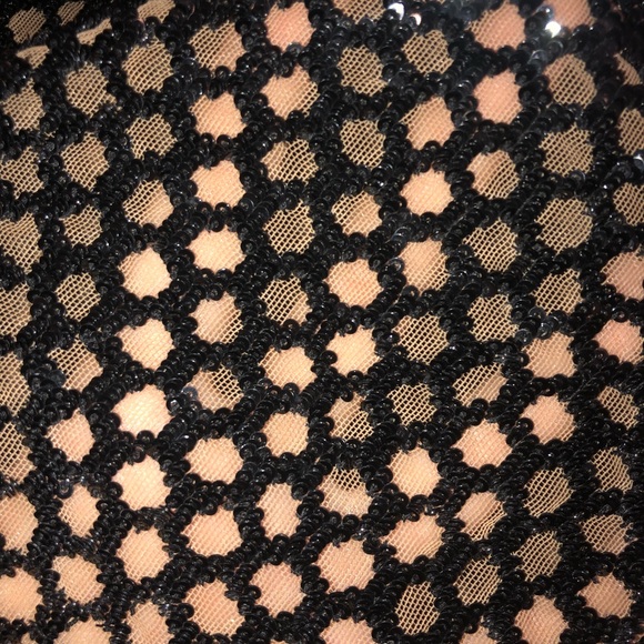 Black sequin flared pant - Picture 3 of 9